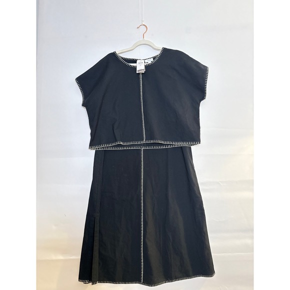 J Jill • NWT Pure Jill Kantha Hand Stitched Cotton Midi Dress Set Petite Large - Picture 5 of 11